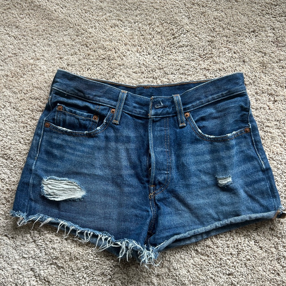 Denim Blue Levi’s Shorts